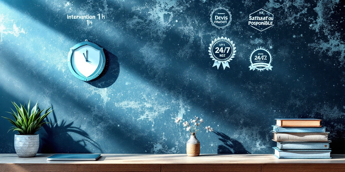 Badges de confiance garanties assurance décennale